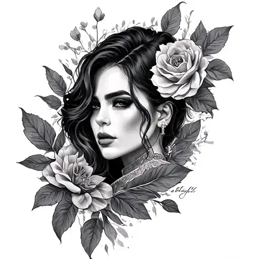 Shemale tattoo design idea