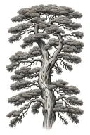 cedar of Lebanon  tattoo design idea