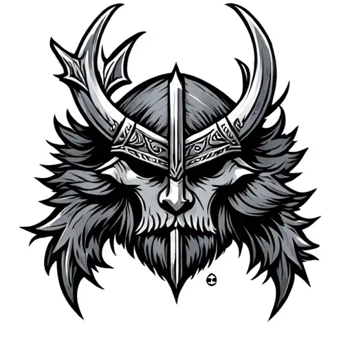Viking Arrow tattoo design idea