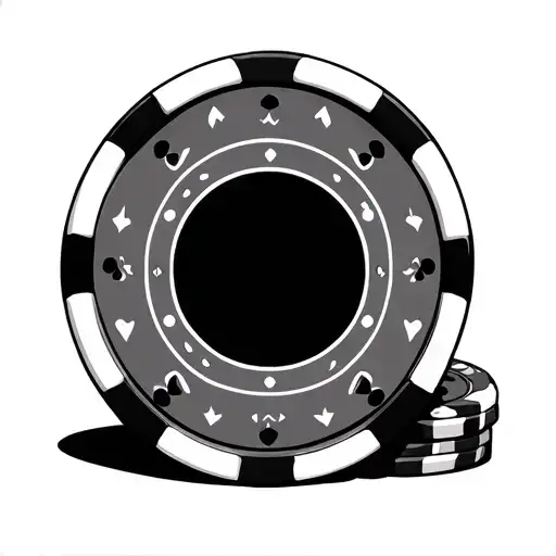 Poker Chip tattoo design idea