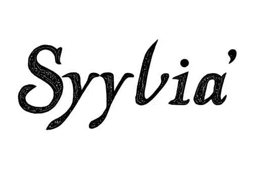 "Sylvia" tattoo design idea