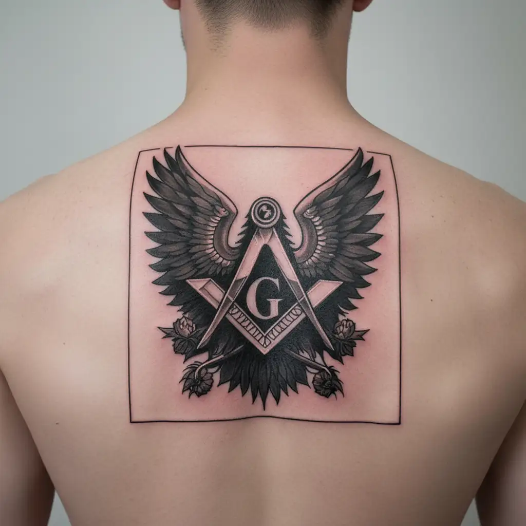 freemason  tattoo design idea