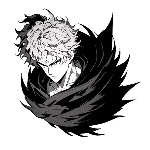 Asta from Black Clover tattoo design idea