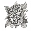 Polynesian tattoo design idea