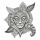 Polynesian tattoo design idea