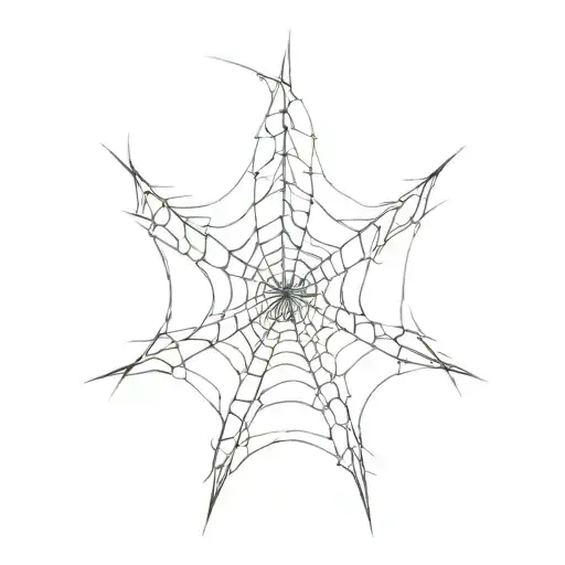 Filler Spider Webs elbow tattoo design idea