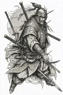 Something moder day ronin tattoo design idea