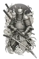 Something moder day ronin tattoo design idea