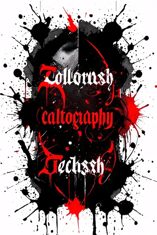 calligraphy tattoo design idea