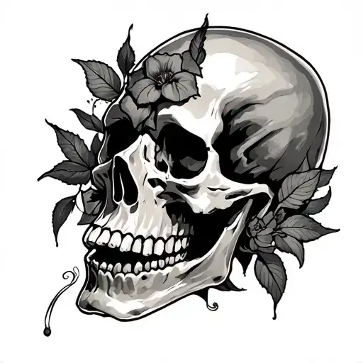 Cheating Death tattoo design idea