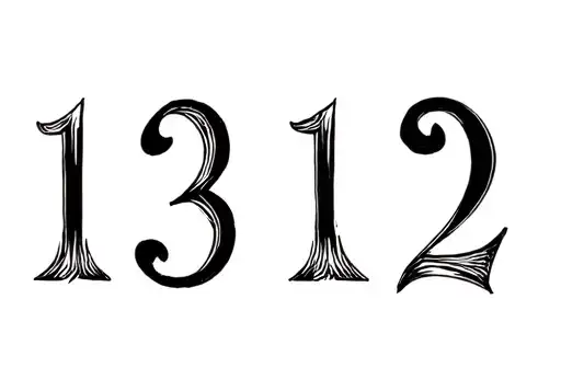 "1312" tattoo design idea