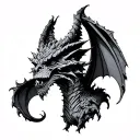 Gothic Gargoyle tattoo design idea