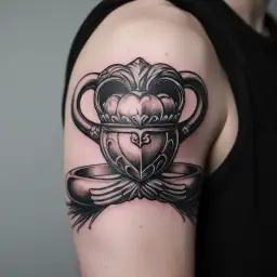 Claddagh Ring tattoo design idea