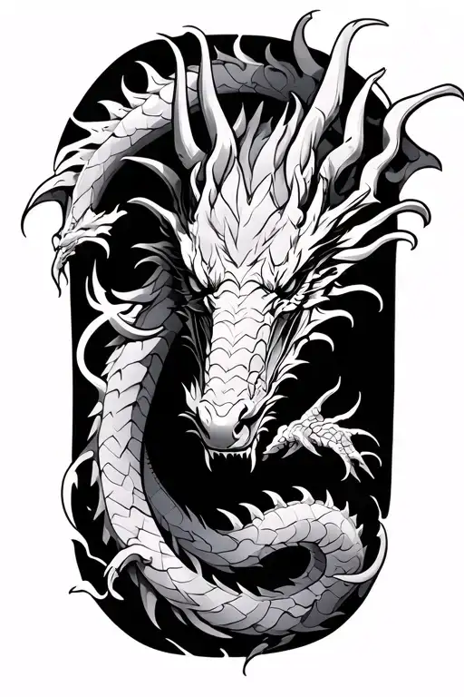 dragon tattoo tattoo design idea