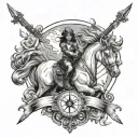 Kelly, Sagittarius, tennessee tattoo design idea