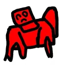 black with red accents outline and random theme tattoo design idea