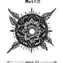 Mark 9:23 Written tattoo design idea