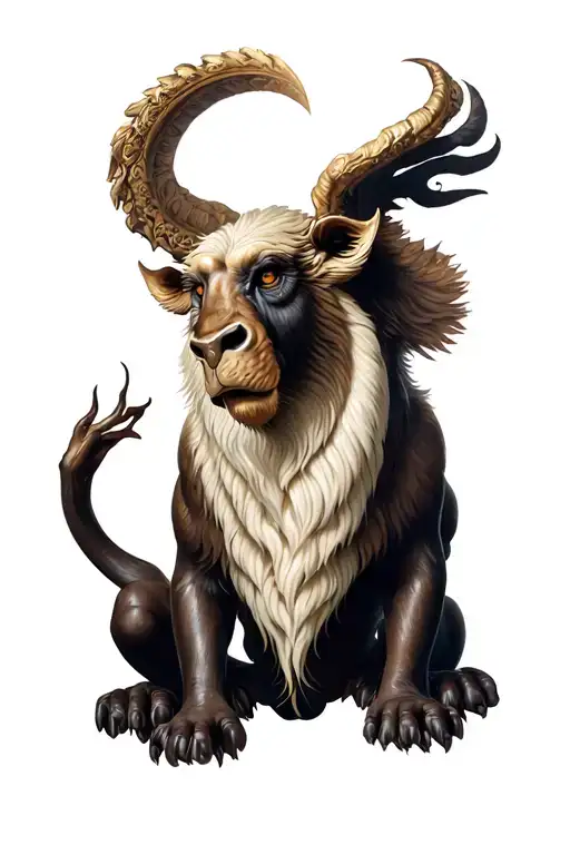 God chur, beast, date of birth of a child tattoo design idea