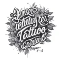 bible scripture Philippians 4:6 tattoo design idea