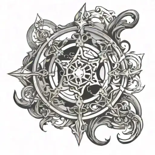 Wheel of TIme tattoo design idea