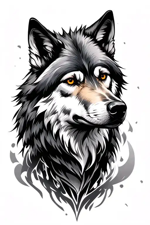 Fate wolves tattoo design idea