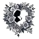 Wedding Anniversary tattoo design idea