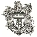 Man Utd tattoo design idea