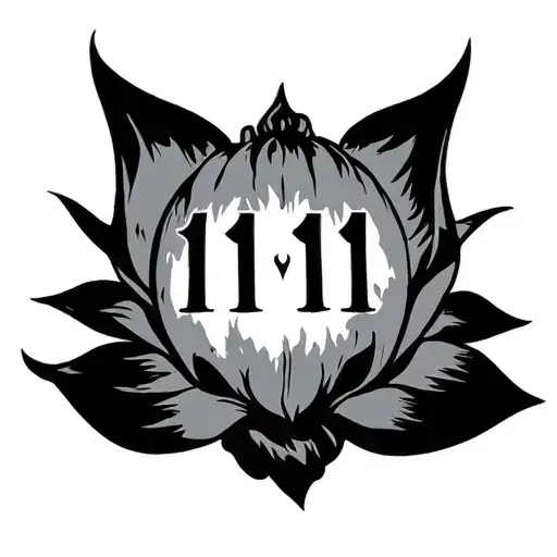 1111 tattoo design idea