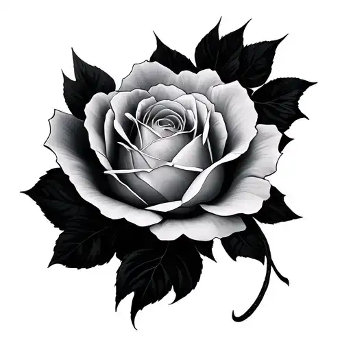 Illusion tattoo design idea