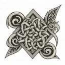 Celtic knotwork design 12/10/24 tattoo design idea