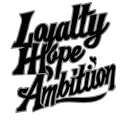"Loyalty Hope Ambition" phrase tattoo tattoo design idea