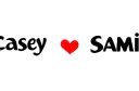 "Casey ❤️ Sami" tattoo design idea