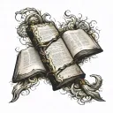 bible scripture tattoo design idea