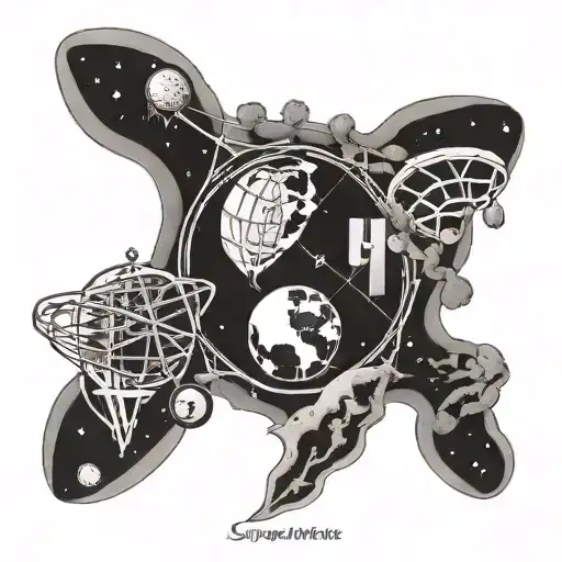 space, Earth, biology, dna tattoo design idea