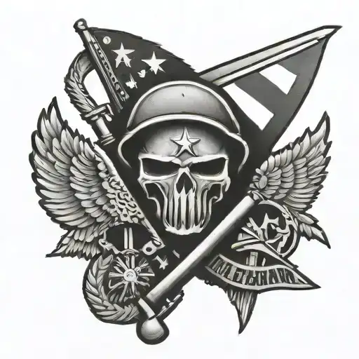 82nd Airborne tattoo design idea