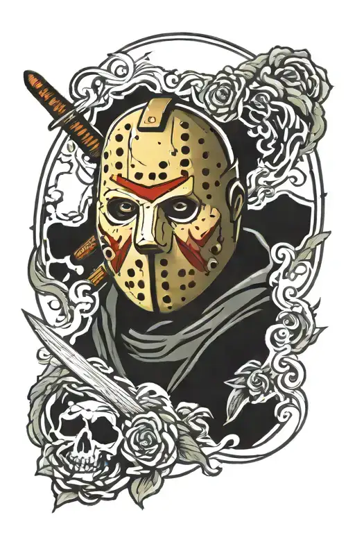 Jason Voorhees tattoo design idea