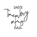 dad's memory tattoo design idea