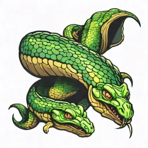 boa constrictor wrapped snake skin forearm tattoo design idea