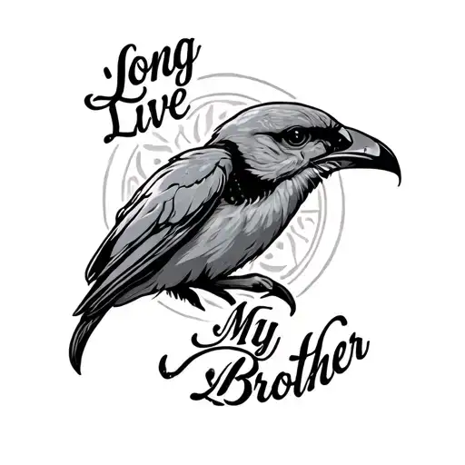 Long Live My Brother tattoo design idea
