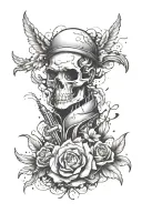 overcoming PTSD tattoo design idea