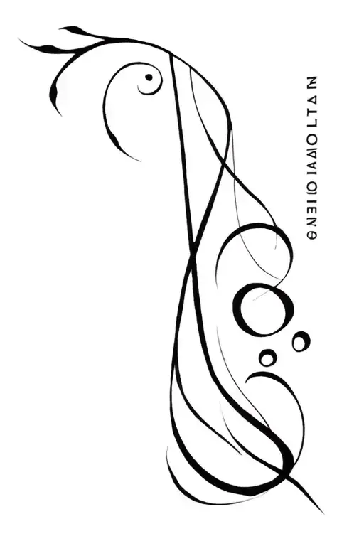 Fleetwood Mac Silver Springs silhouette tattoo design idea