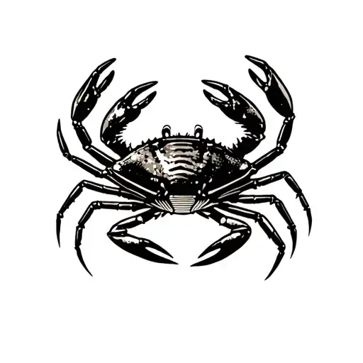 crabs tattoo design idea