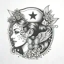 nurse tattoo design idea