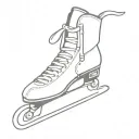 patins inline skating tattoo design idea