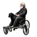 Charles Darwin evolution tattoo design idea