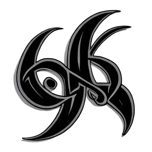 Two Word Ambigram Generator tattoo design idea