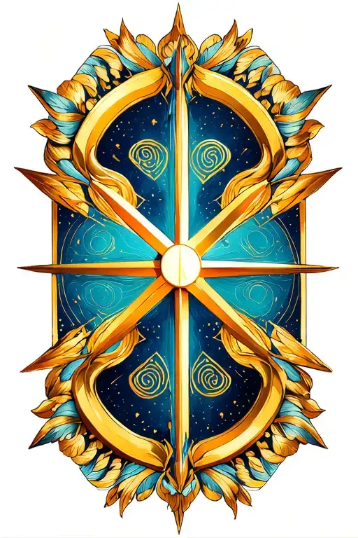 order of the eastern star sign tattoo design idea