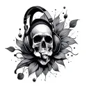 Audio tattoo design idea