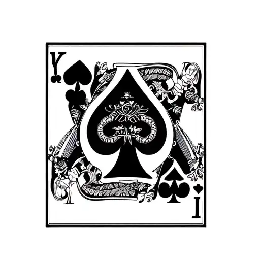 race traitor text black and white simplistic bold rectangle bnwo queen of spades tattoo design idea
