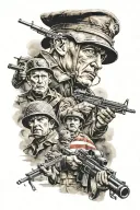 World War tattoo design idea